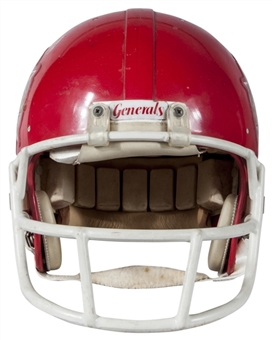 1985 New Jersey Generals Game Used Helmet